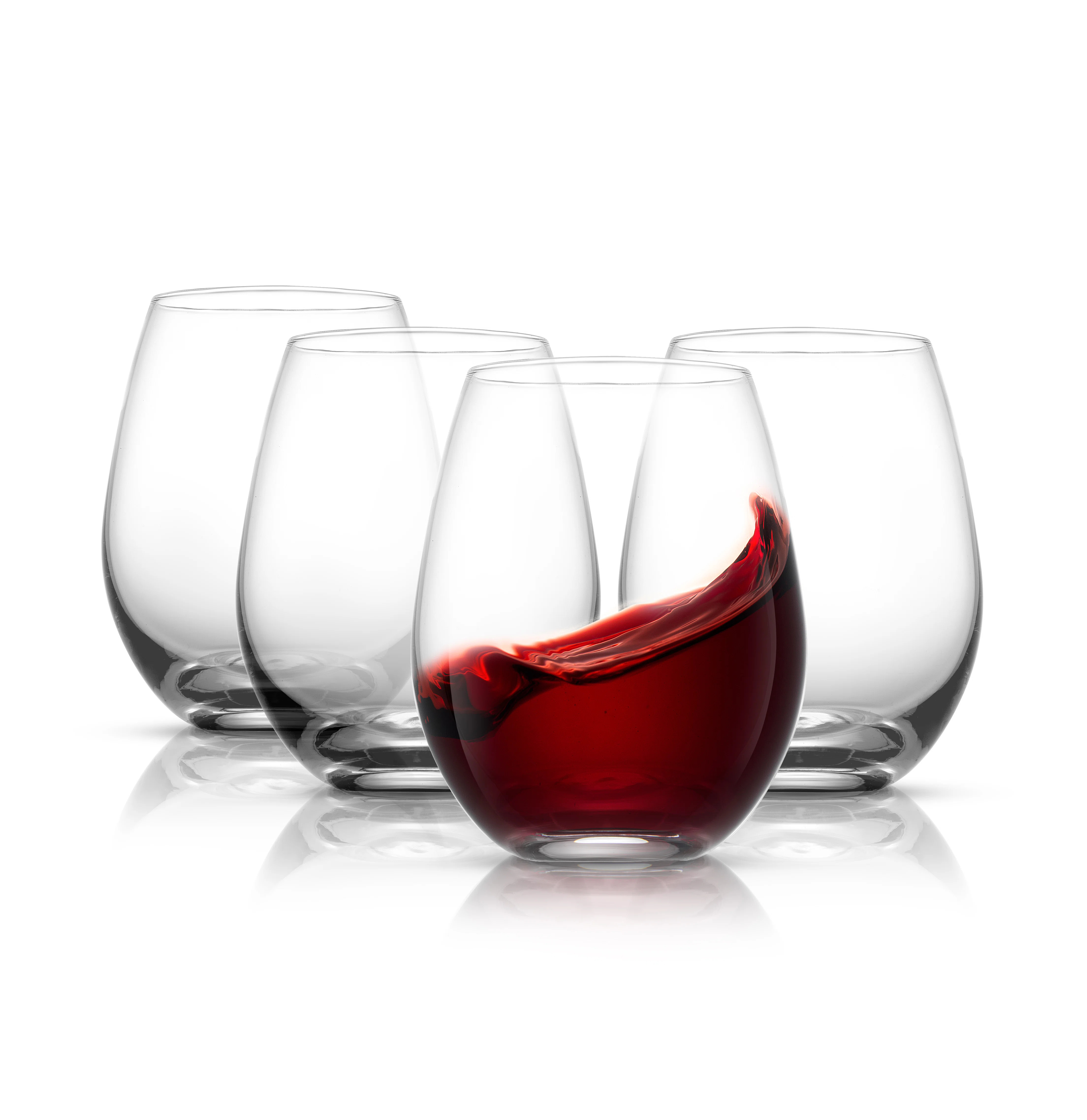 JoyJolt Spirits Stemless Wine Glass, 19oz. (Set of 4) | Wayfair North America