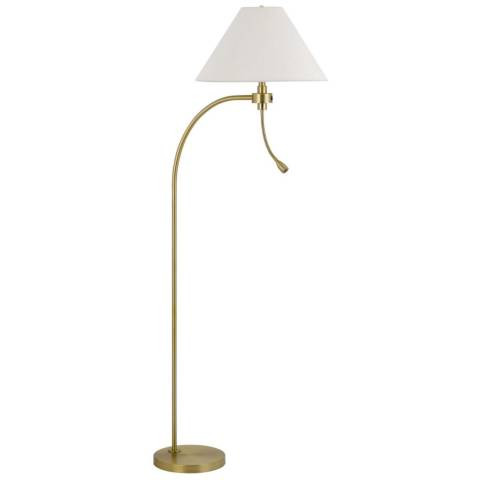 Ashland antique brass floor lamp | Lamps Plus