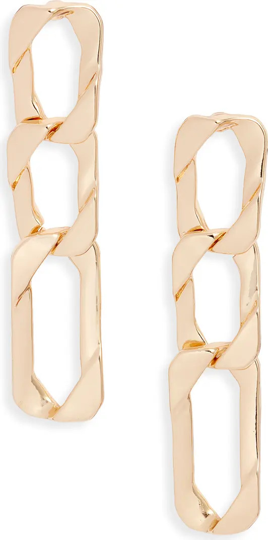 Triple Link Chain Drop Earrings | Nordstrom