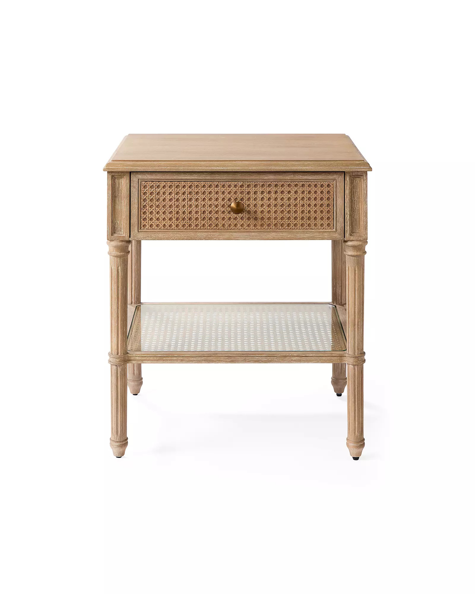 Harbour Cane 1-Drawer Nightstand | Serena and Lily