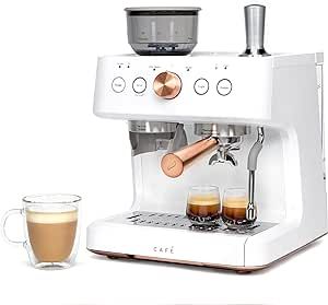 Café Bellissimo Semi Automatic Espresso Machine + Milk Frother | WiFi Connected, Smart Home Kitc... | Amazon (US)