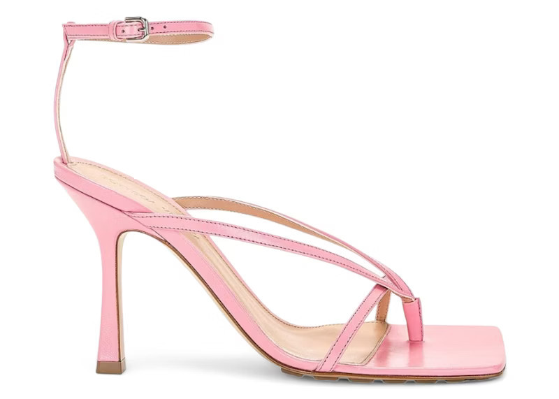 Bottega Veneta Stretch Heeled Sandals (Women's) Sneakers in Pink | StockX