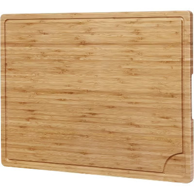 24x18 Inch Extra Large Wooden Cutting Board, Reversible Chopping Board with Juice Groove, Butcher Block for Stove Top, Versatile Food Prep Board | Target