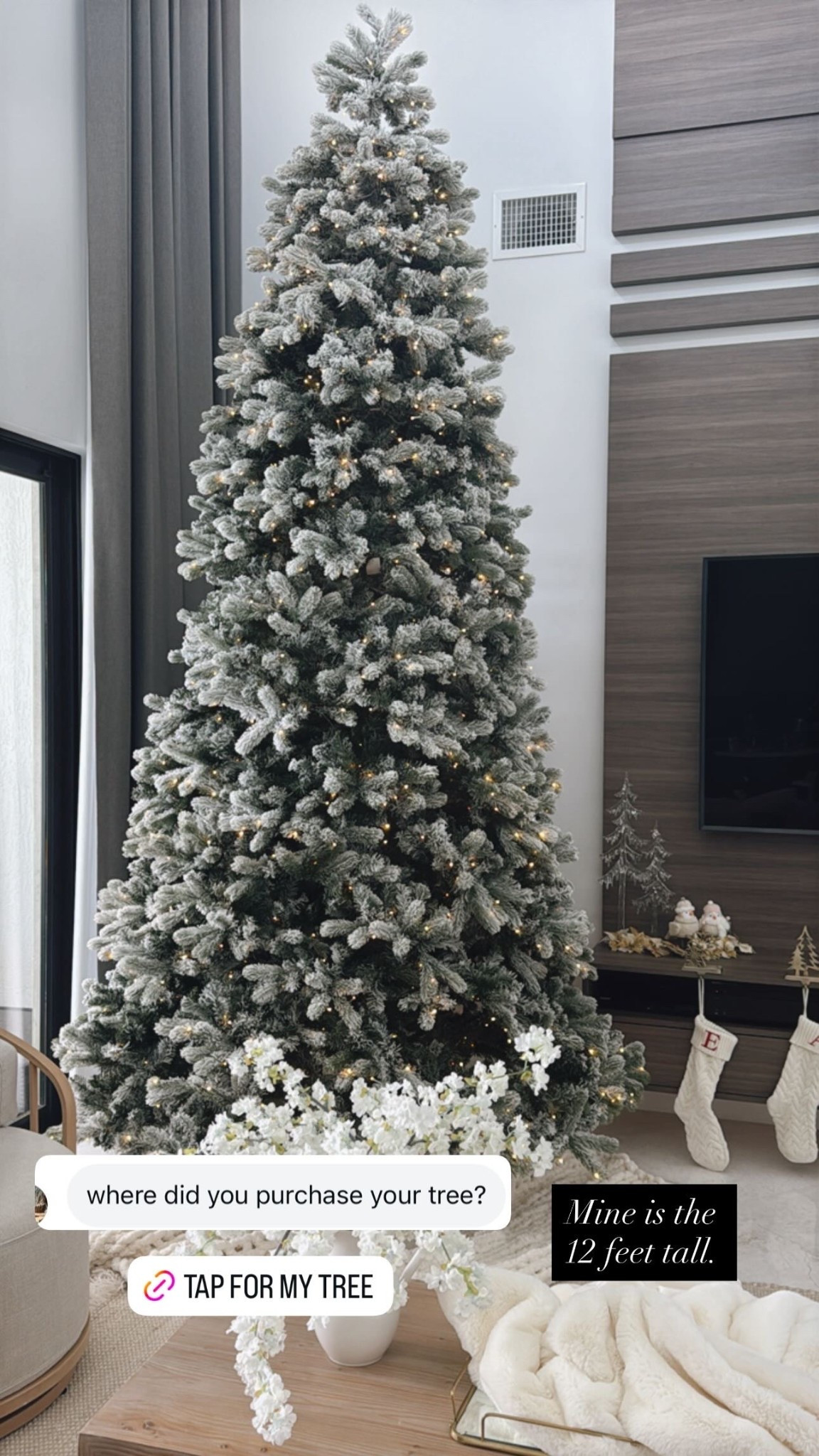 My Christmas tree is 12 feet tall
I also have a 9 feet tall for the hallway


#LTKFamily #LTKHoliday #LTKSeasonal