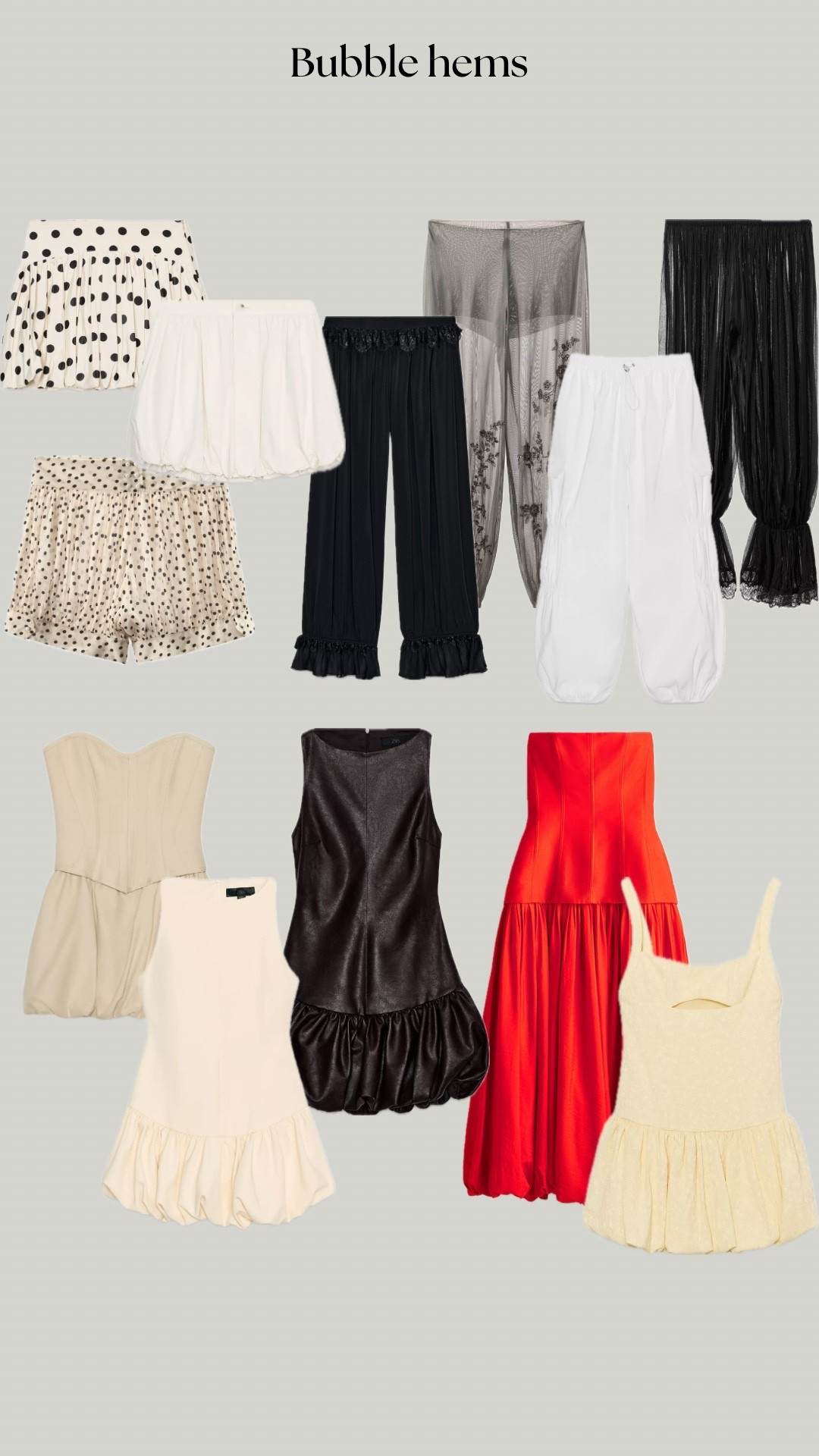 Bubble hem pieces for spring 

#LTKuk #LTKspring #LTKstyletip