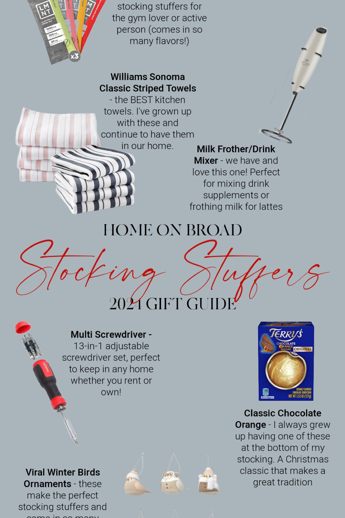 Stocking Stuffers 2024 Gift Guide 




#LTKHoliday #LTKSeasonal #LTKGiftGuide