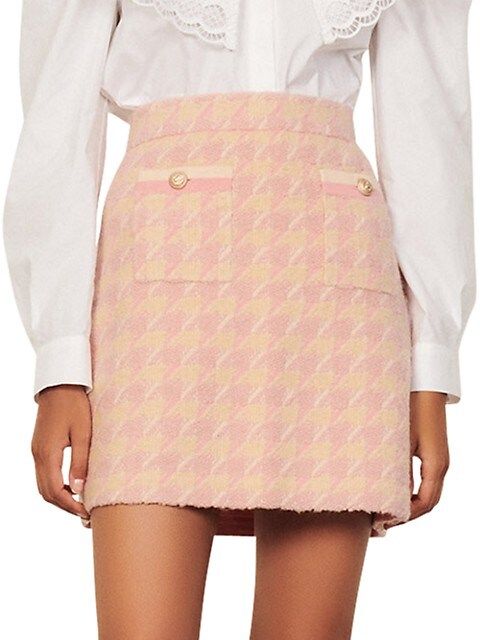 Louisa Tweed A-Line Mini Skirt | Saks Fifth Avenue