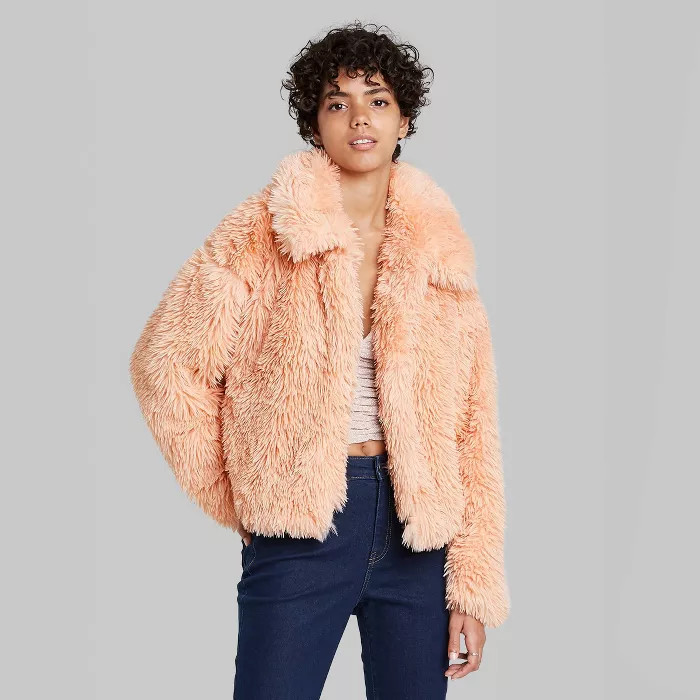 Women's Faux Fur Jacket - Wild Fable™ | Target