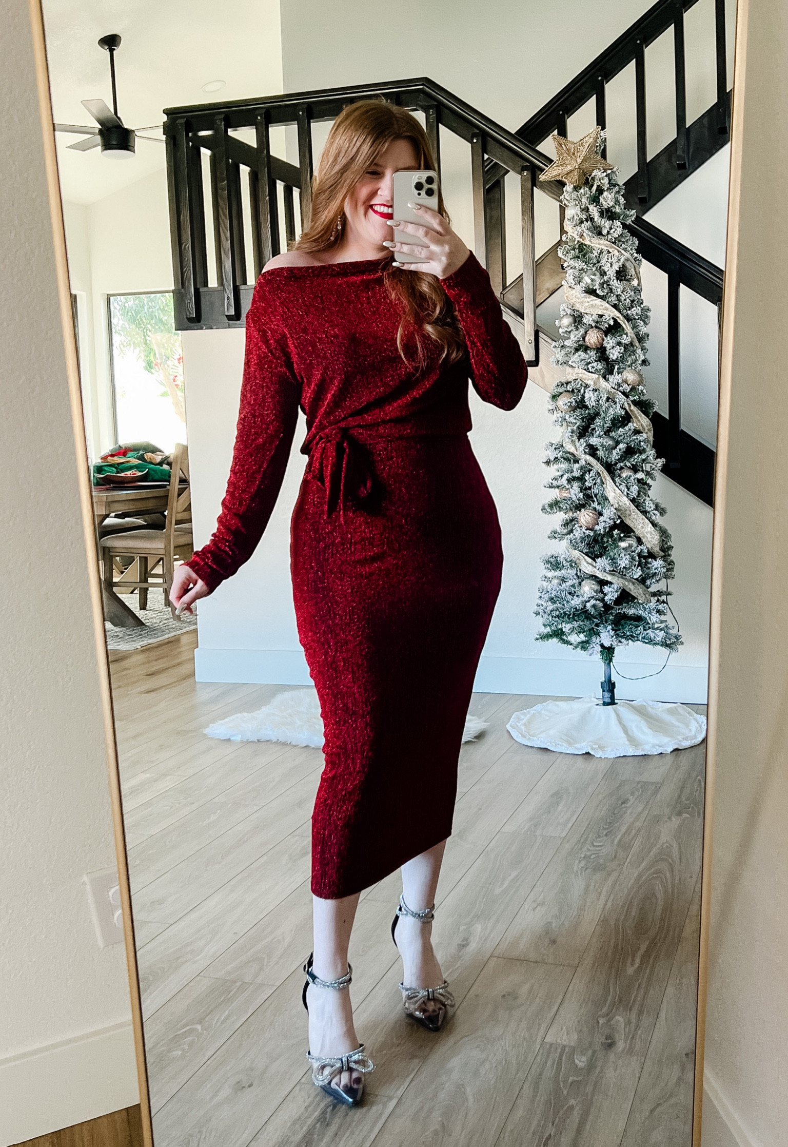 Christmas dress from amazon. Need a medium. Amazon dress. Holiday dress. Holiday party outfit. 

#LTKHoliday #LTKSeasonal #LTKstyletip