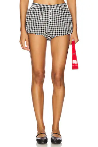 Frankies Bikinis Cider Bloomers in Black Gingham from Revolve.com | Revolve Clothing (Global)