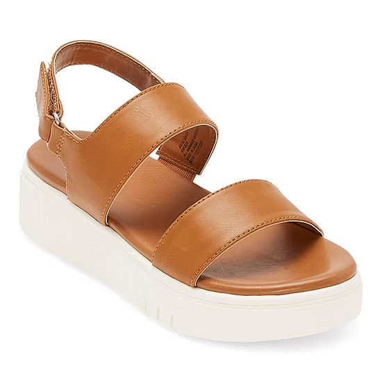 Arizona Womens Dash Wedge Sandals | JCPenney