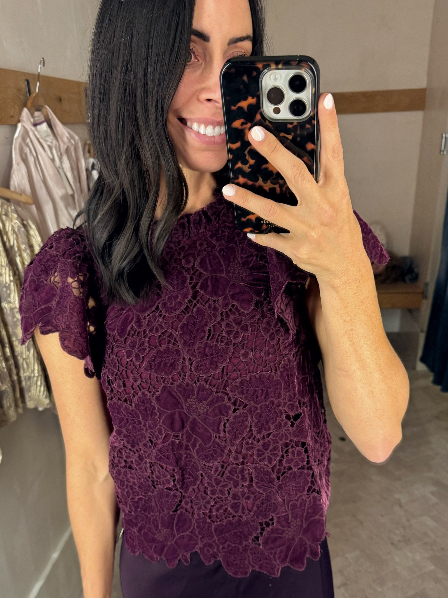 New color alert in this favorite too from Anthropologie! Velvet lace in a plum color. TTS.



#LTKHoliday #LTKover40 #LTKHolidaySale
