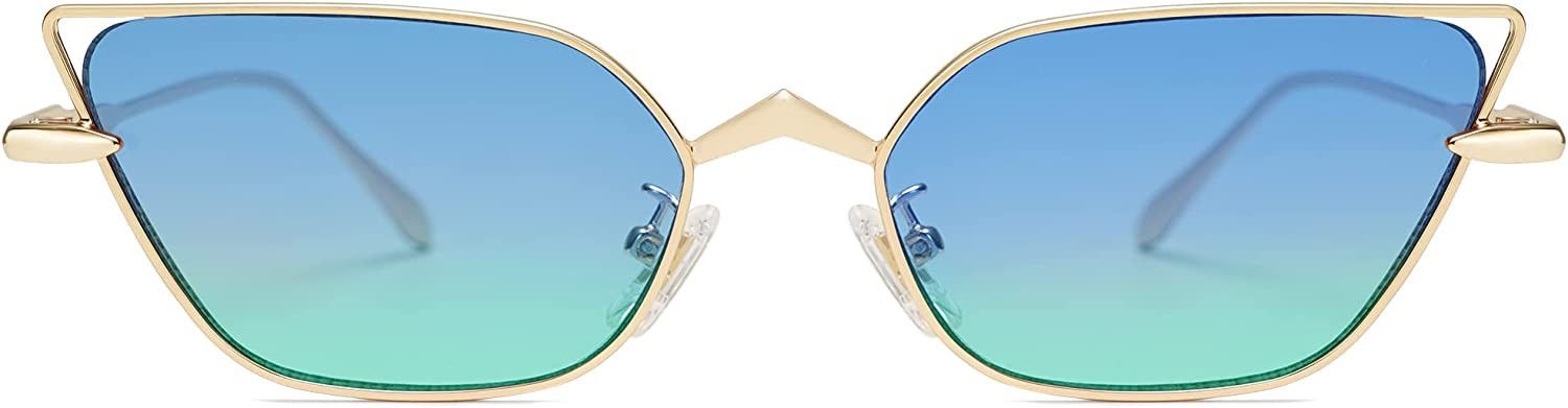 SOJOS Small Cateye Sunglasses Fashion Narrow Sun Glasses, Summer Accessories, Amazon Finds | Amazon (US)