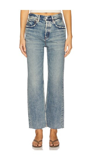 Moussy Vintage Plainedge Wide Straight in Blue. - size 25 | Revolve Clothing (Global)