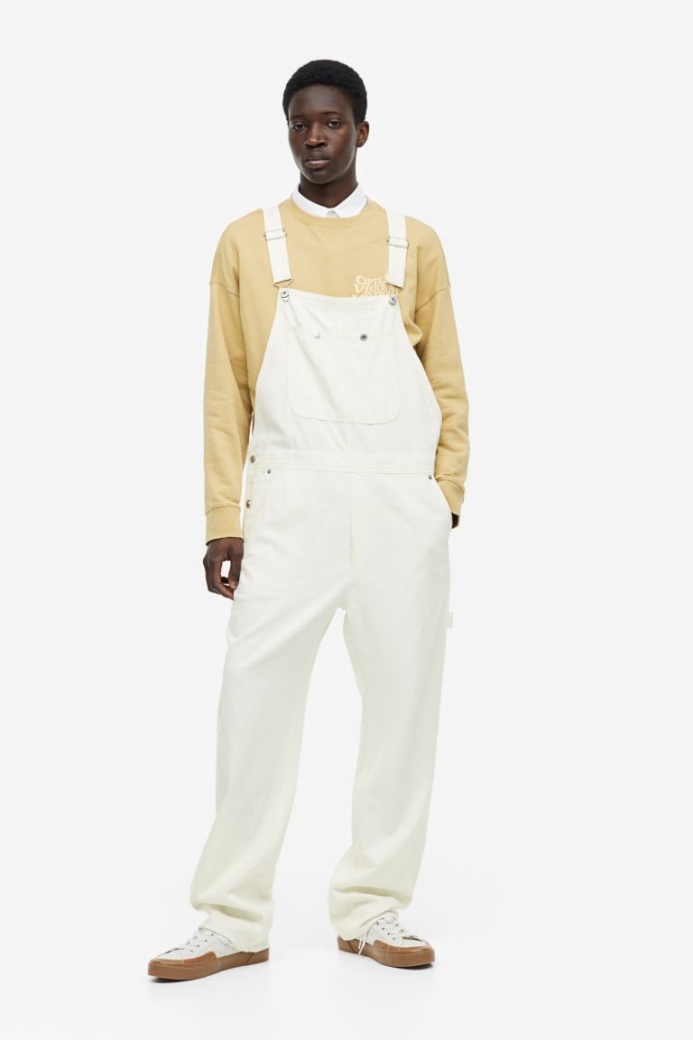 Relaxed Fit Linen-blend Overalls | H&M (US + CA)