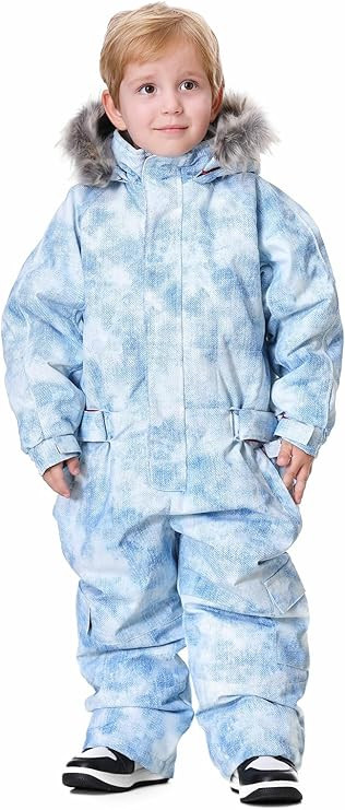 Kids Girls Boys Waterproof Colorful One Piece Snowsuits Coveralls Ski Suits Jackets Winter Jumpsu... | Amazon (US)
