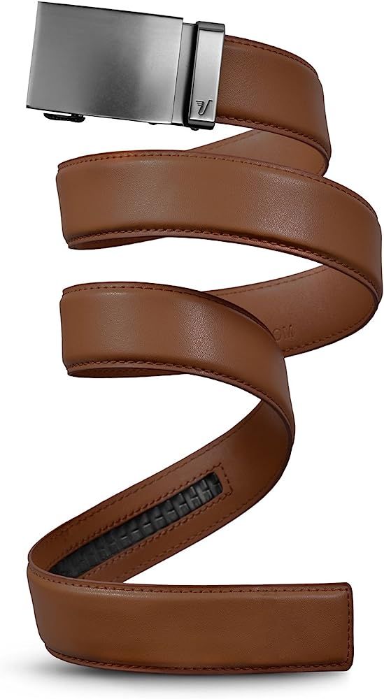 Mission Belt Men's Leather Ratchet Belt, 40mm Metal Collection | Amazon (US)