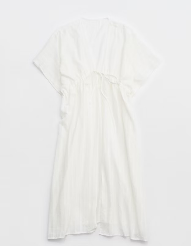 Aerie Front Tie Open Maxi Kimono | American Eagle Outfitters (US & CA)