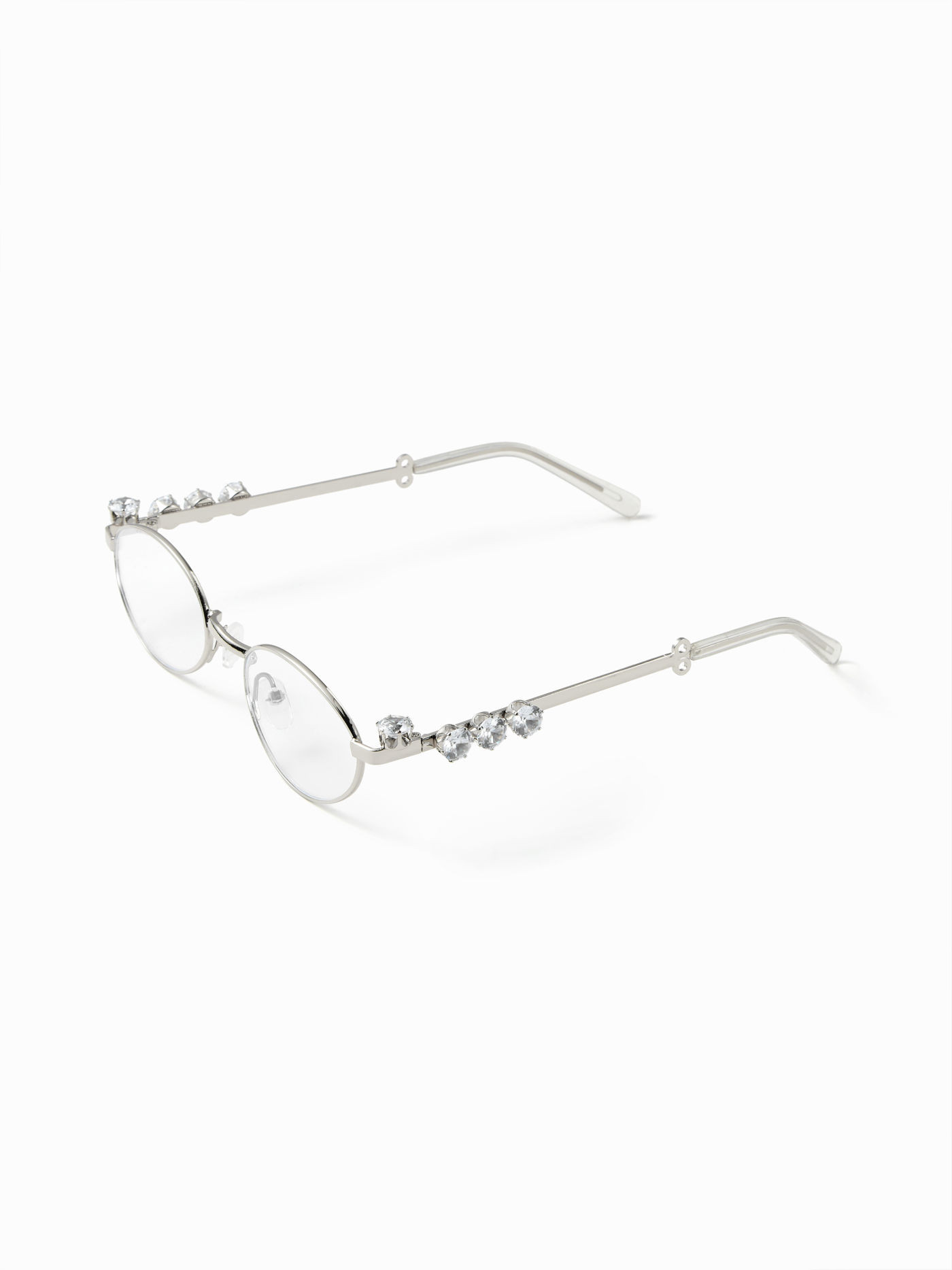 RHINESTONE DECOR OVAL FASHION GLASSES For Date Music Festival/Live House Party/Clubbing | Cider