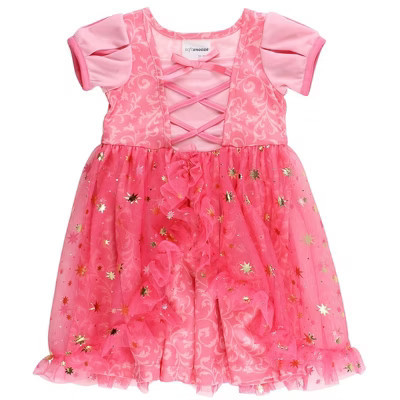 RuffleButts Girls Princess Dress-Up Corset Nightgown - Royal Pink Princess, 12-18m | Target
