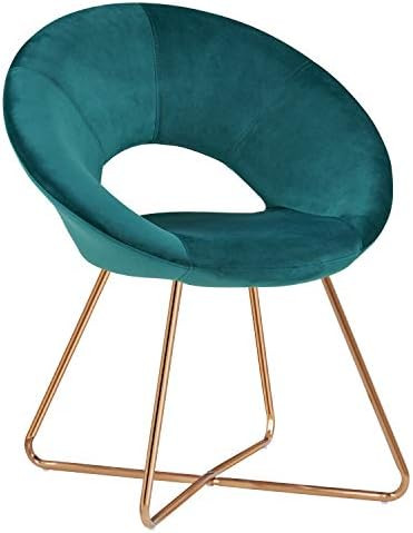 Duhome Modern Accent Velvet Chairs Dining Chairs Single Sofa Comfy Upholstered Arm Chair Living R... | Amazon (US)