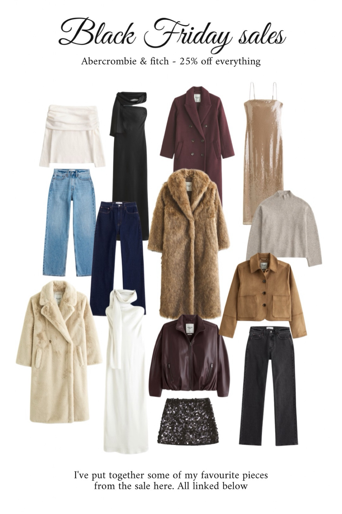 25% off all Abercrombie & fitch 


#LTKeurope #LTKgiftguide #LTKCyberWeek