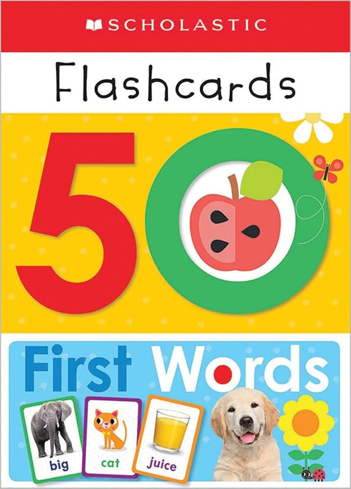 50 First Words Flashcards: Scholastic Early Learners (Flashcards) | Amazon (US)