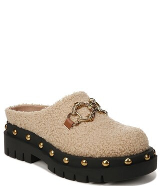Circus NY by Sam Edelman Annie Sherpa Chain Bit Platform Clogs | Dillard's | Dillard's