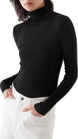 COS Merino Wool Turtleneck Shirt | Nordstrom | Nordstrom