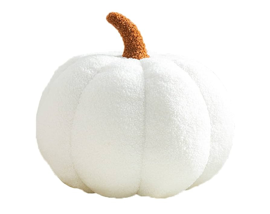 3D Pumpkin Throw Pillow, Fluffy Plush Stuffed Animal Toys, Pumpkin Pillow Sofa Cushion for Home D... | Amazon (US)