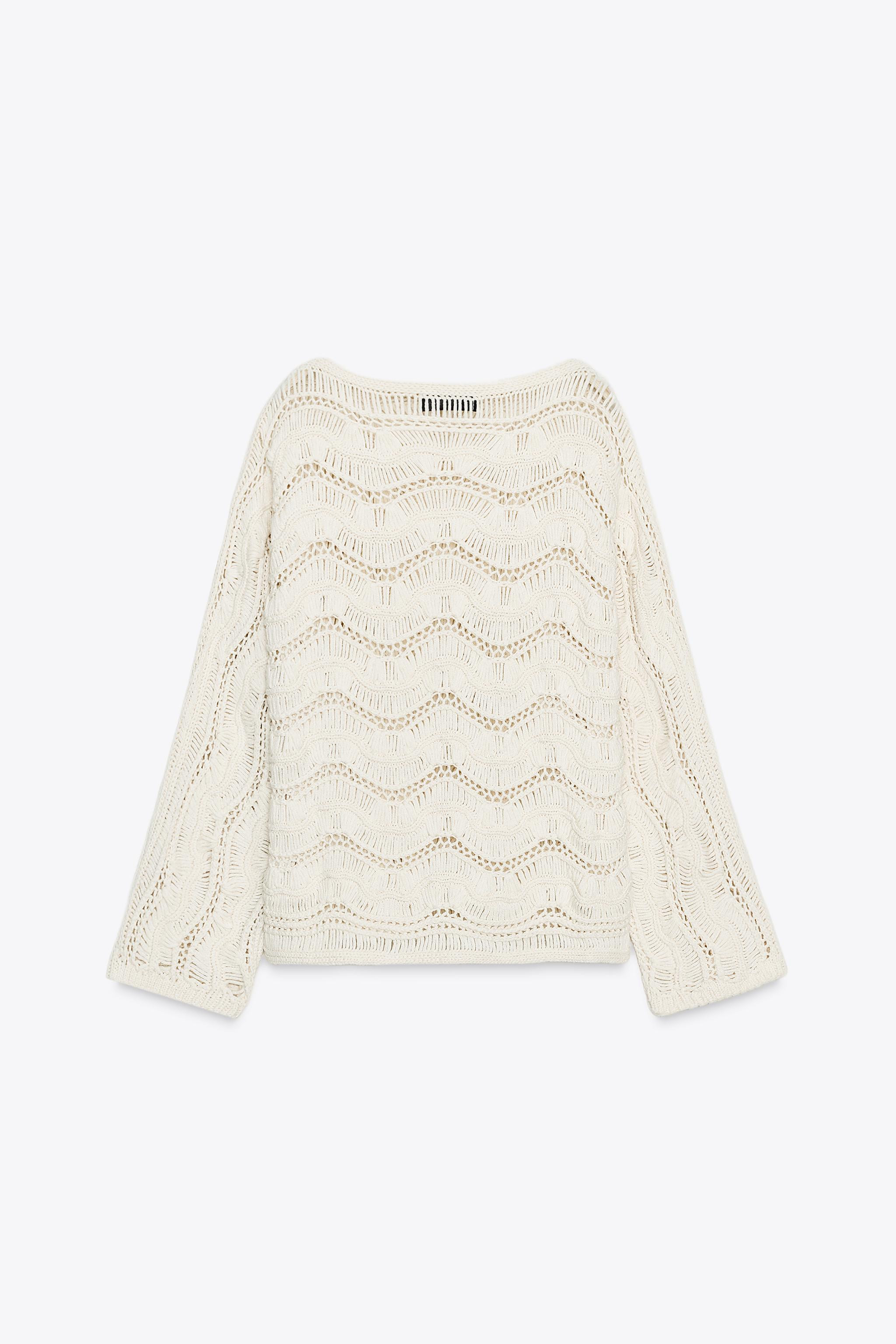 DROP NEEDLE KNIT SWEATER | Zara US