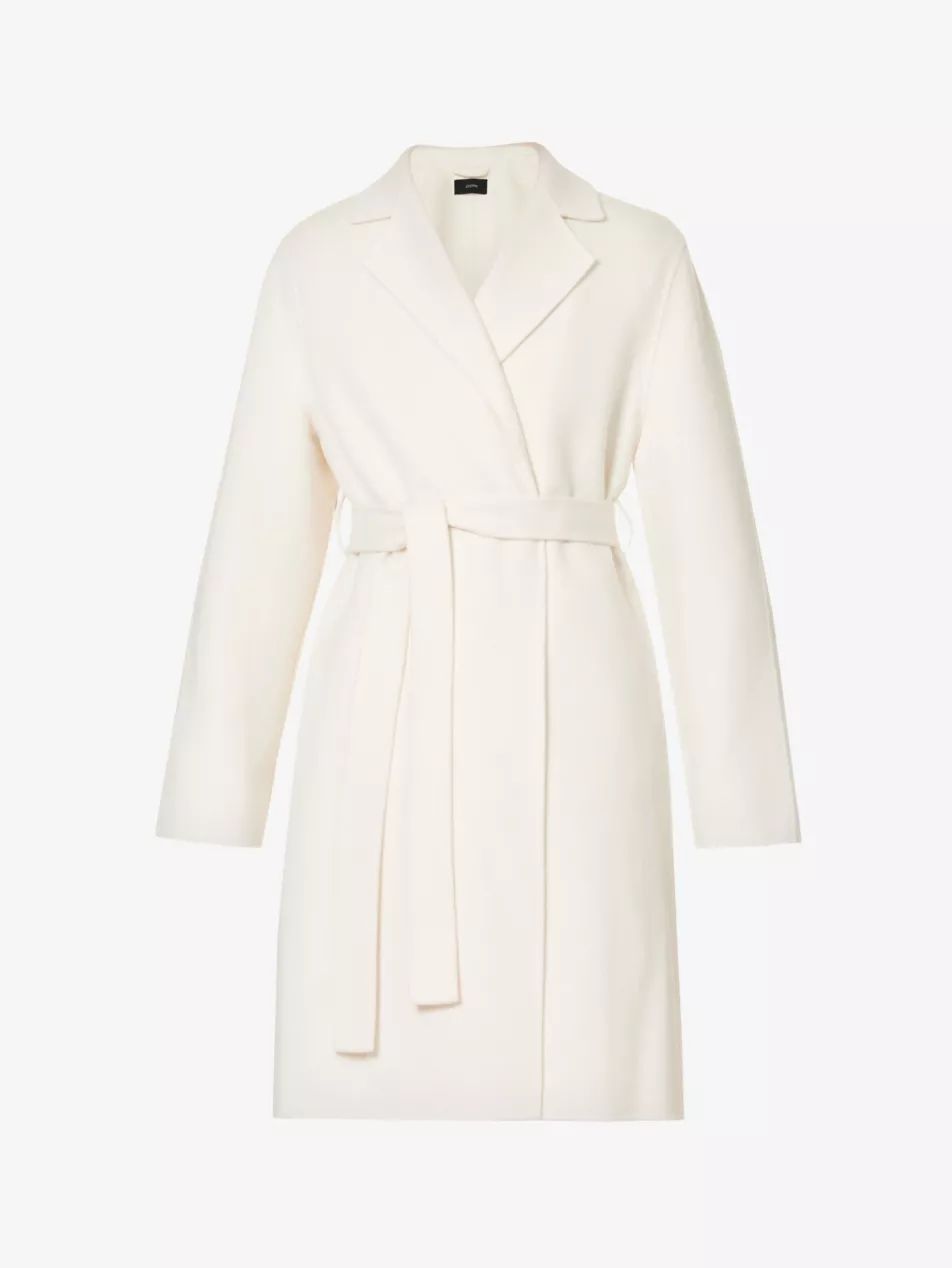 Cenda belted wool and cashmere-blend coat | Selfridges