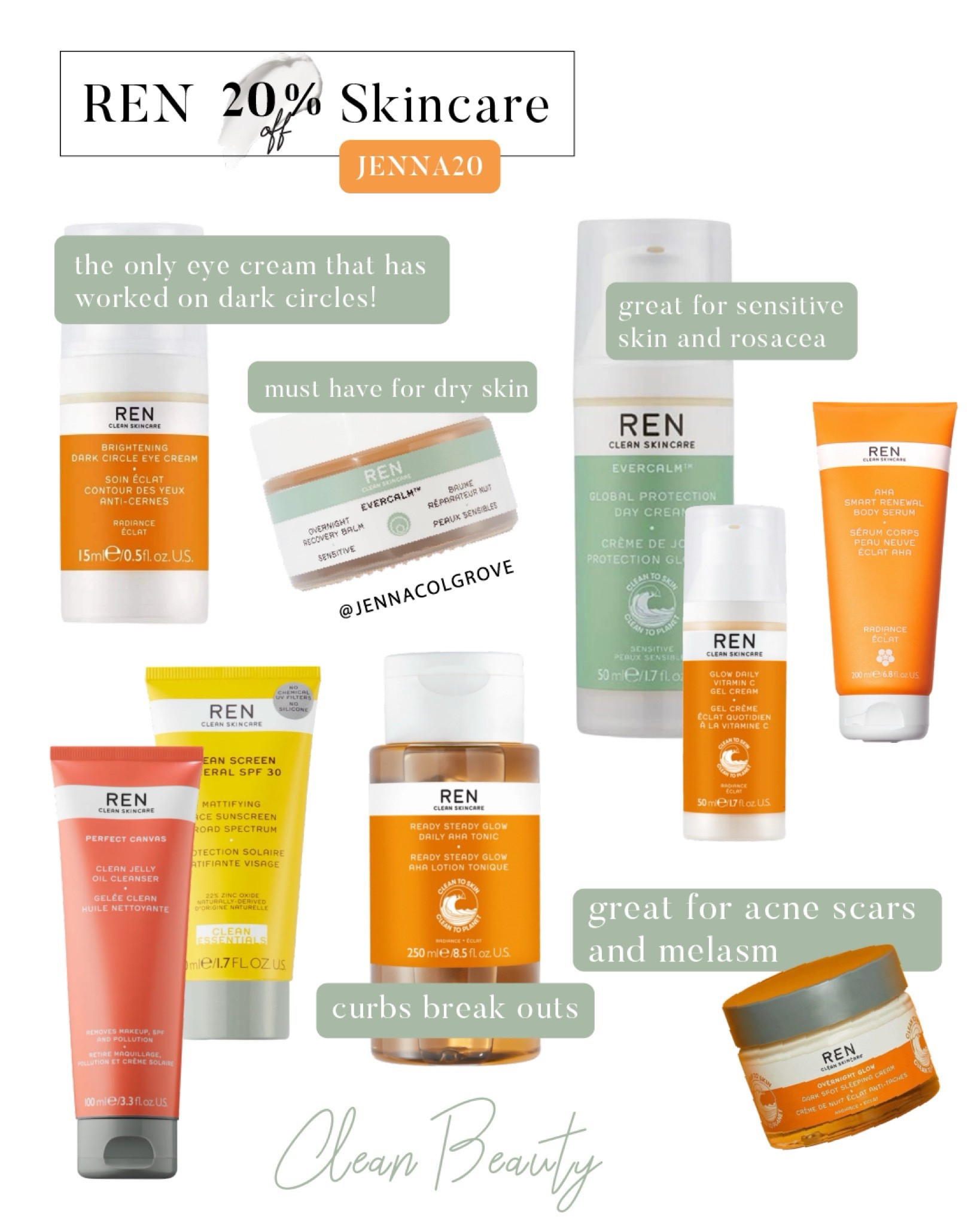 Great clean skincare and the eye cream is the best I’ve tried and it’s free 

#LTKFindsUnder50 #LTKOver40 #LTKBeauty