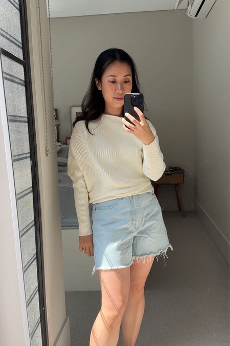 Size S in the Reiss off shoulder knit, I  could have probably sized down to a size XS (equivalent of an AU 6 / US 2) but it would have been less comfortable around the hips where the knit is fitted. 

#LTKU #LTKSeasonal #LTKworkwear