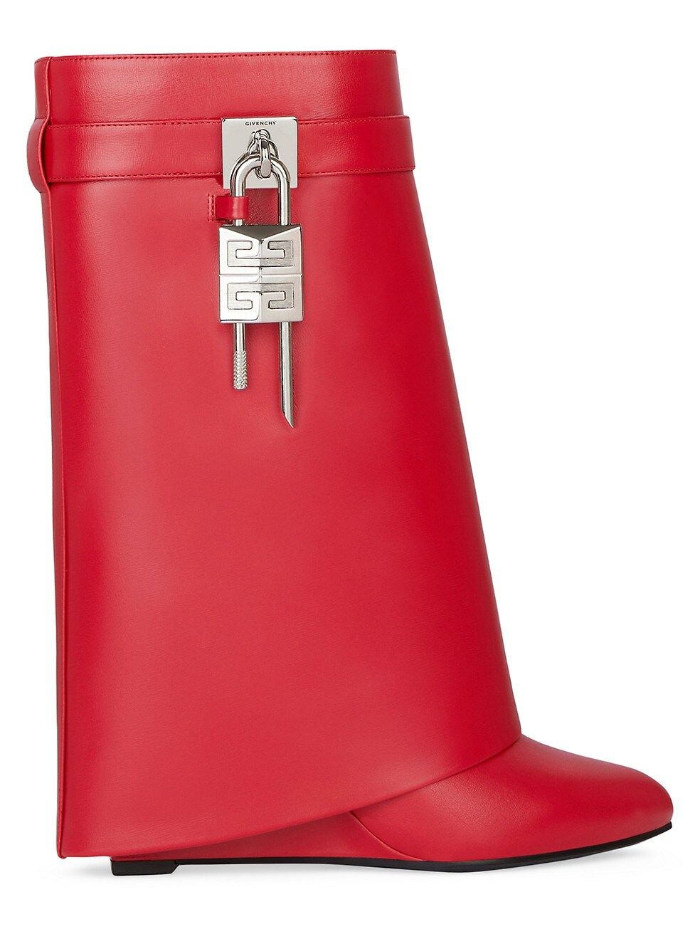 Givenchy Shark Lock Ankle Boots in Leather | Saks Fifth Avenue