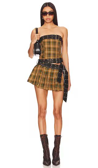 Kilt Mini Dress in Plaid | Revolve Clothing (Global)