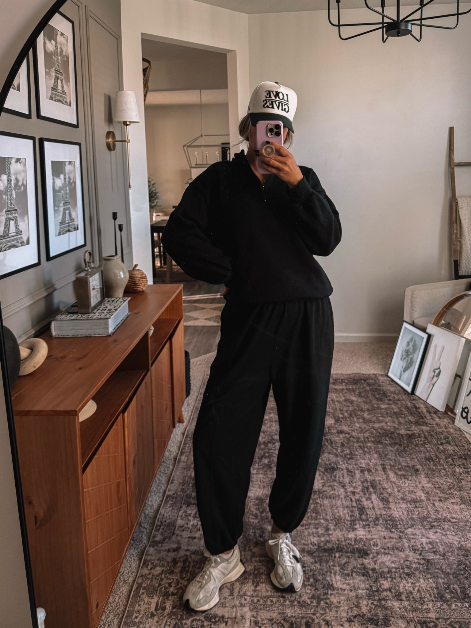 Cozy fall style. Harem pants. Matching set. Black sweats.

#LTKStyleTip #LTKFindsUnder50