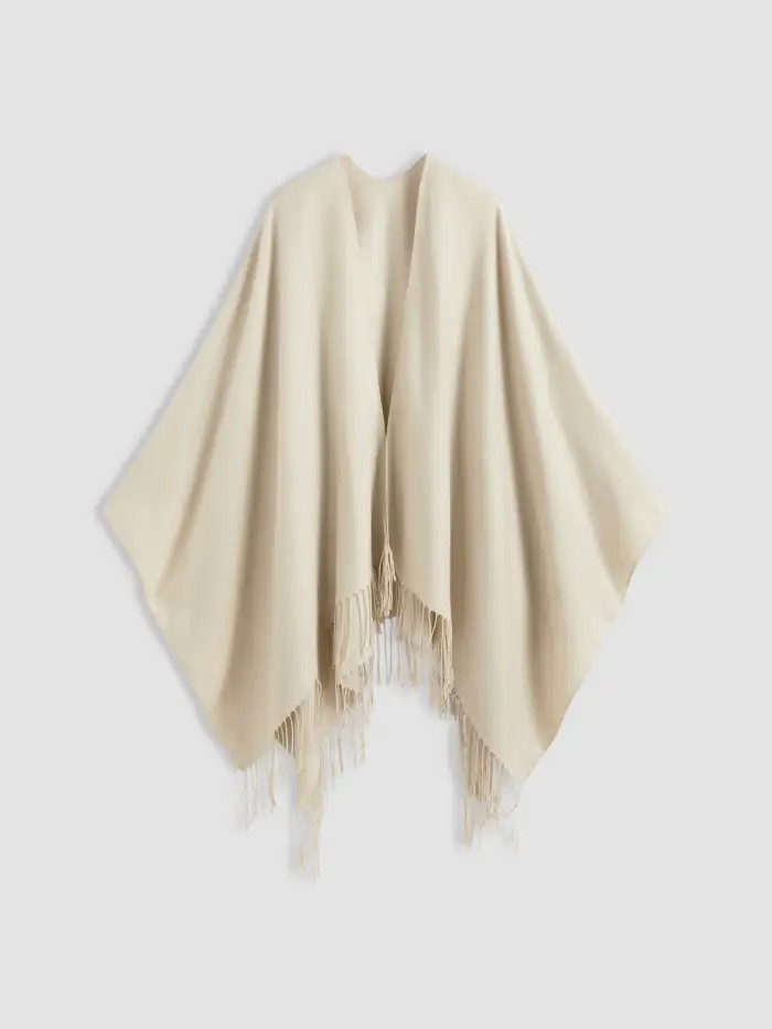 TASSEL WARM SHAWL For Daily Casual | Cider