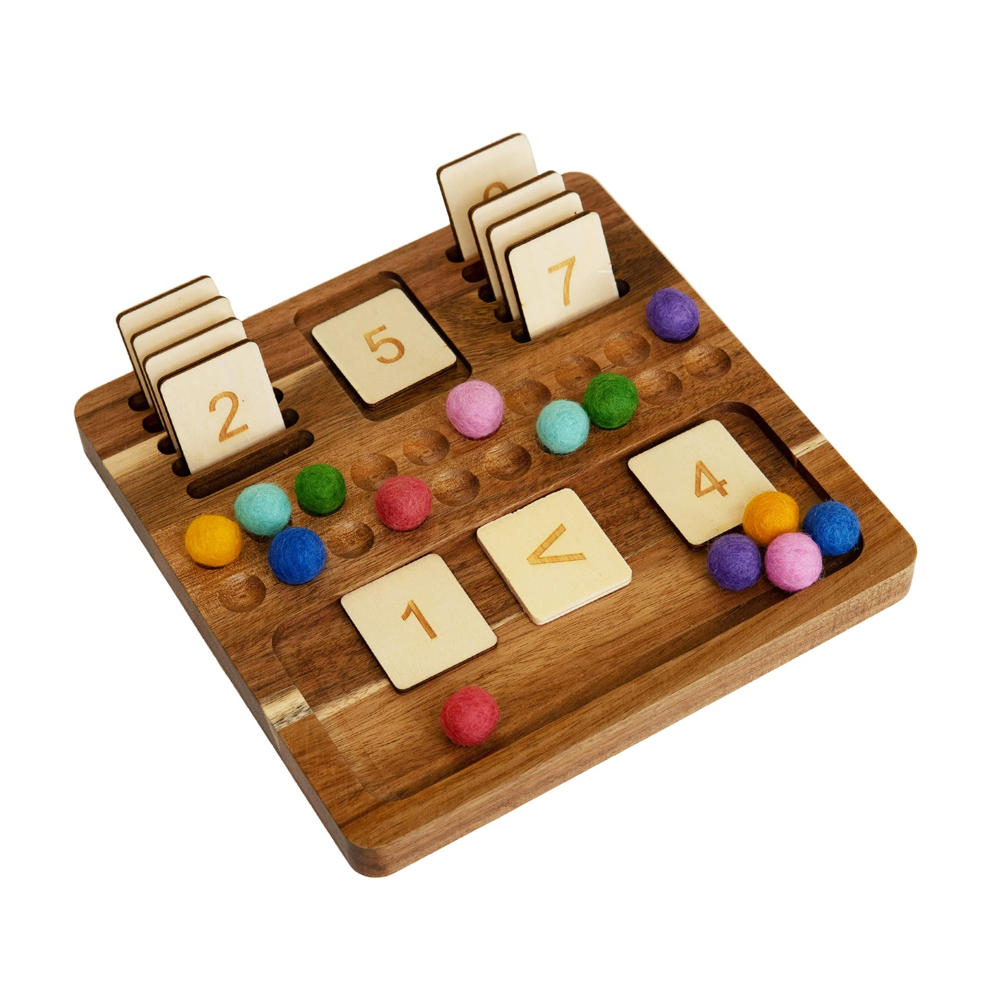 Treelab Studio Wooden Montessori Math Board - Helps Kids Learn Addition and Subtraction with Numbers | Amazon (US)