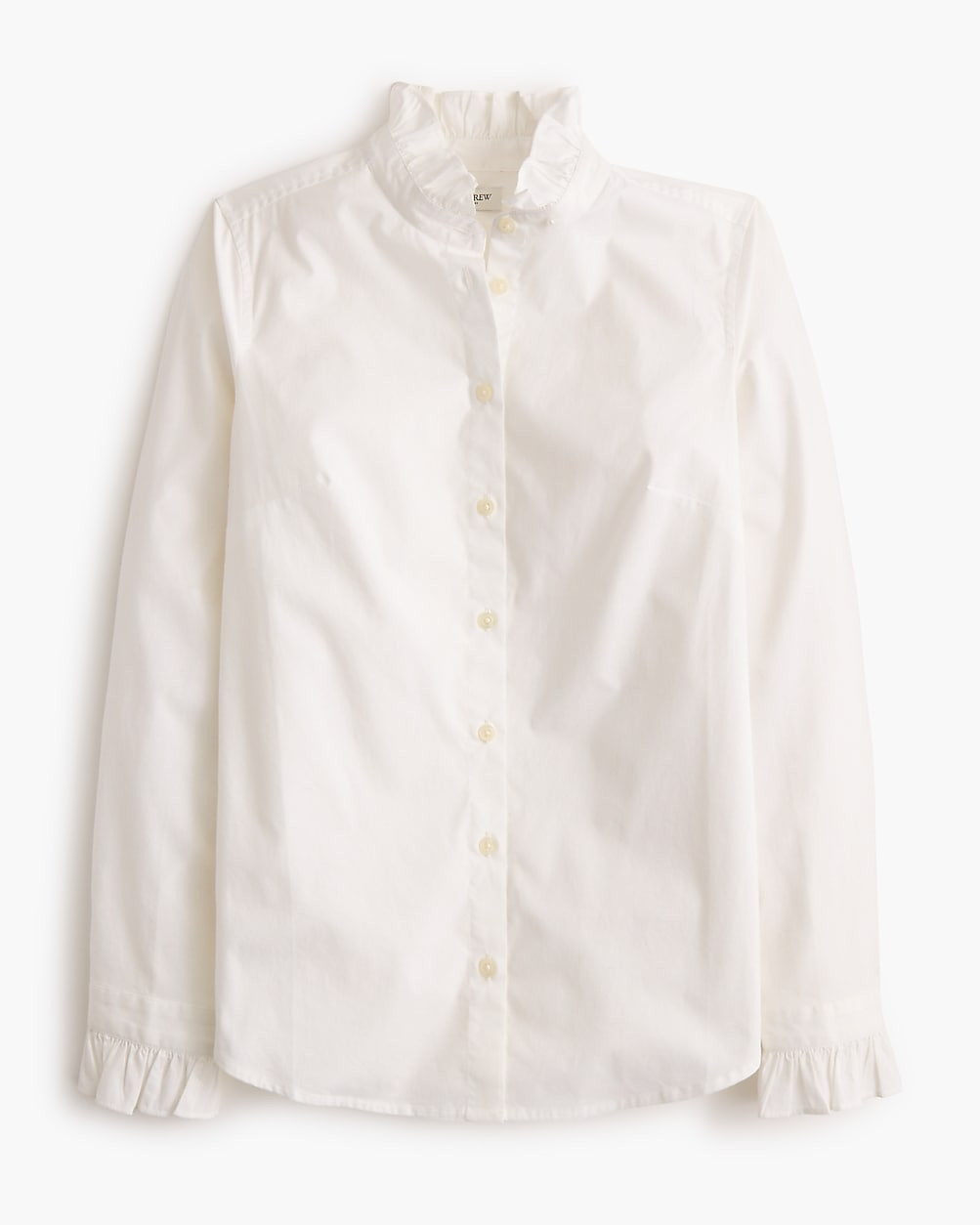 Ruffle button-up shirt | J.Crew Factory