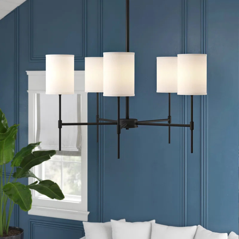 Elijah 5 - Light Dimmable Classic / Traditional Chandelier | Wayfair North America