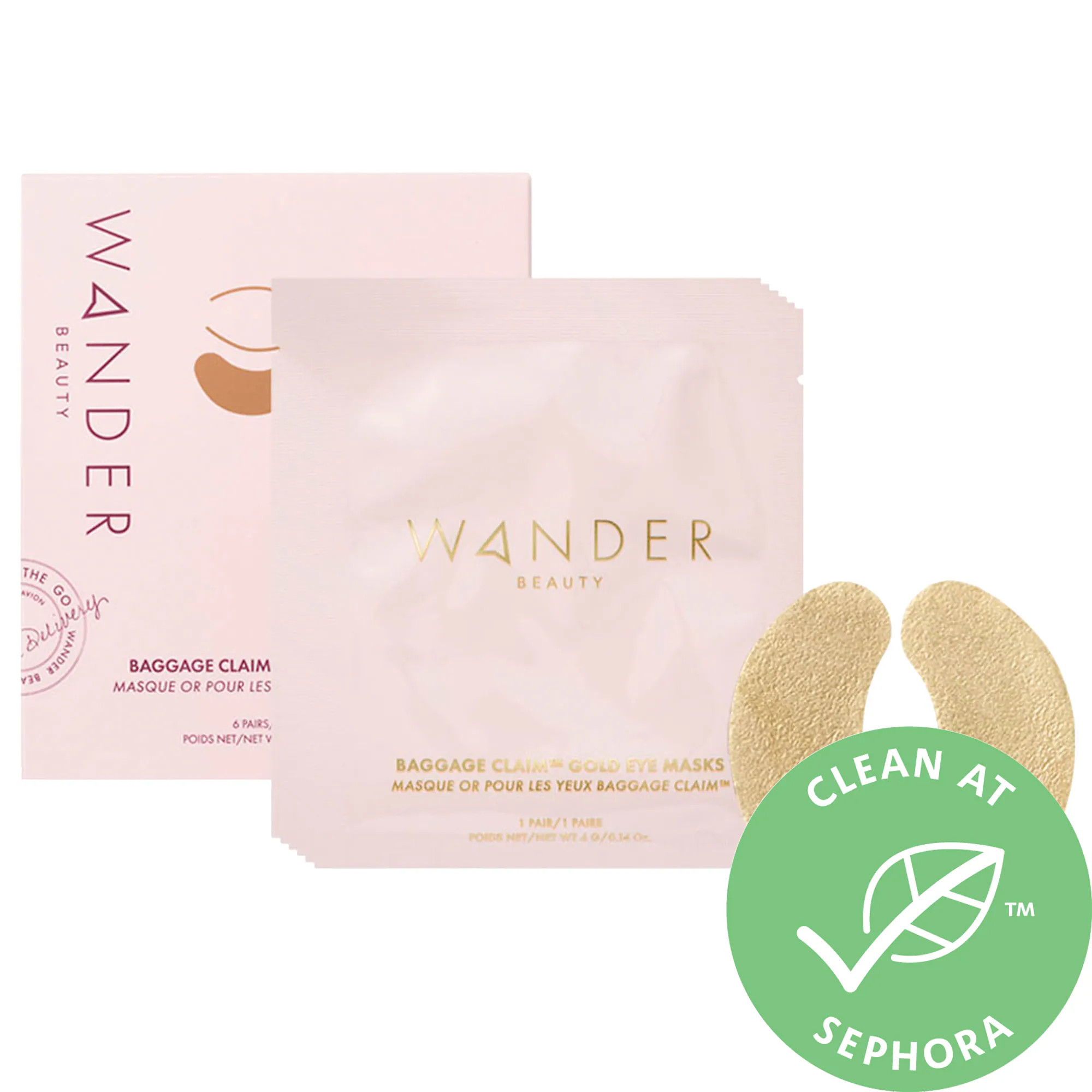 Wander Beauty Baggage Claim Eye Masks 6 x Eye Masks | Sephora (US)