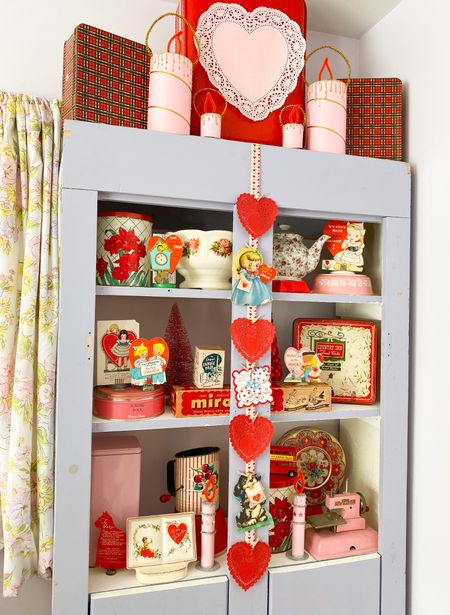 Shop for retro Valentine’s Day home decor and decorate your house for winter with these cute vintage inspired pillows, cards, and garlands. 

#LTKSeasonal #LTKunder50 #LTKhome