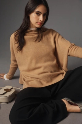 The Shea Oversized Boxy Cashmere Sweater by Maeve | Anthropologie (US)