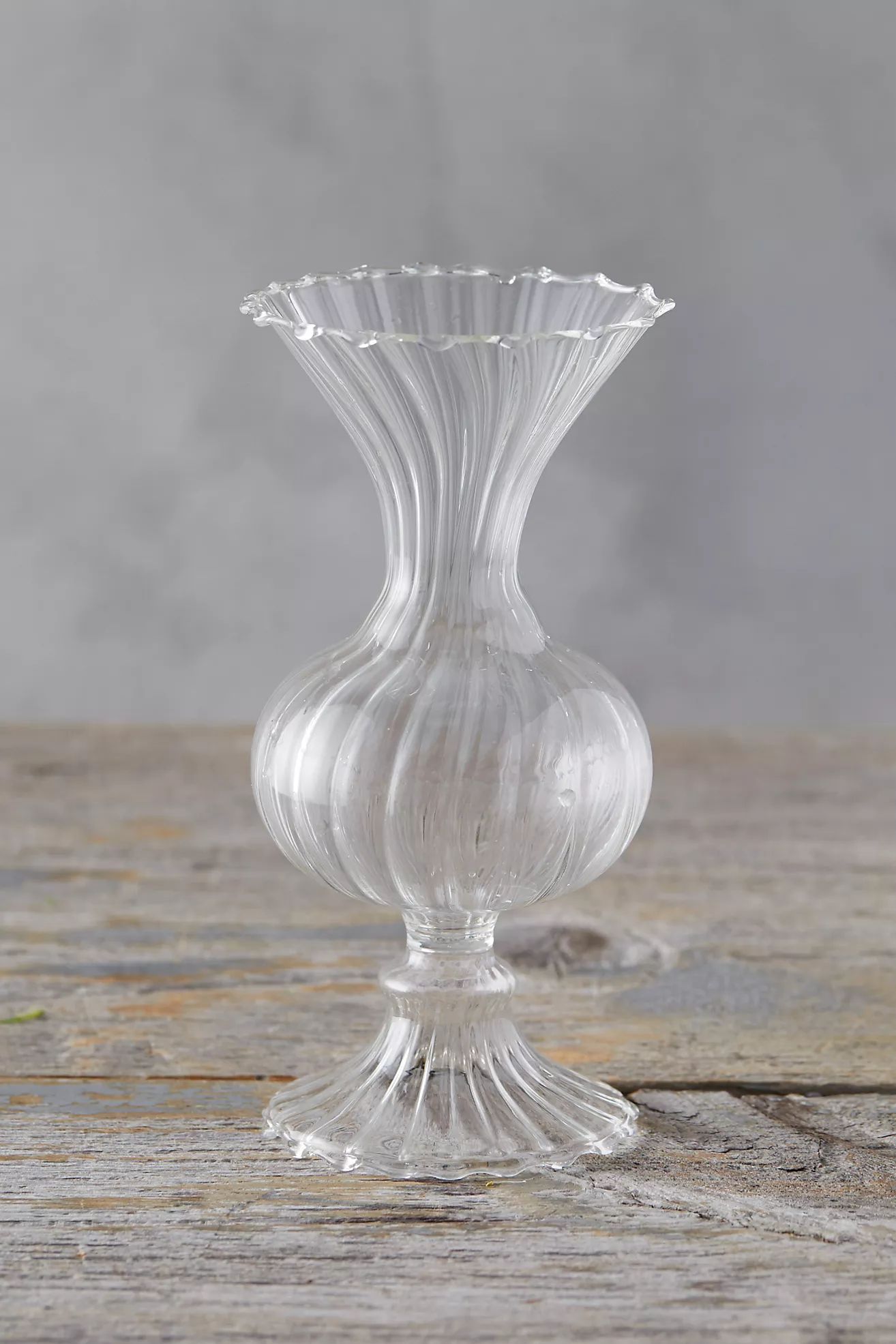 Scalloped Glass Vase | Anthropologie (US)