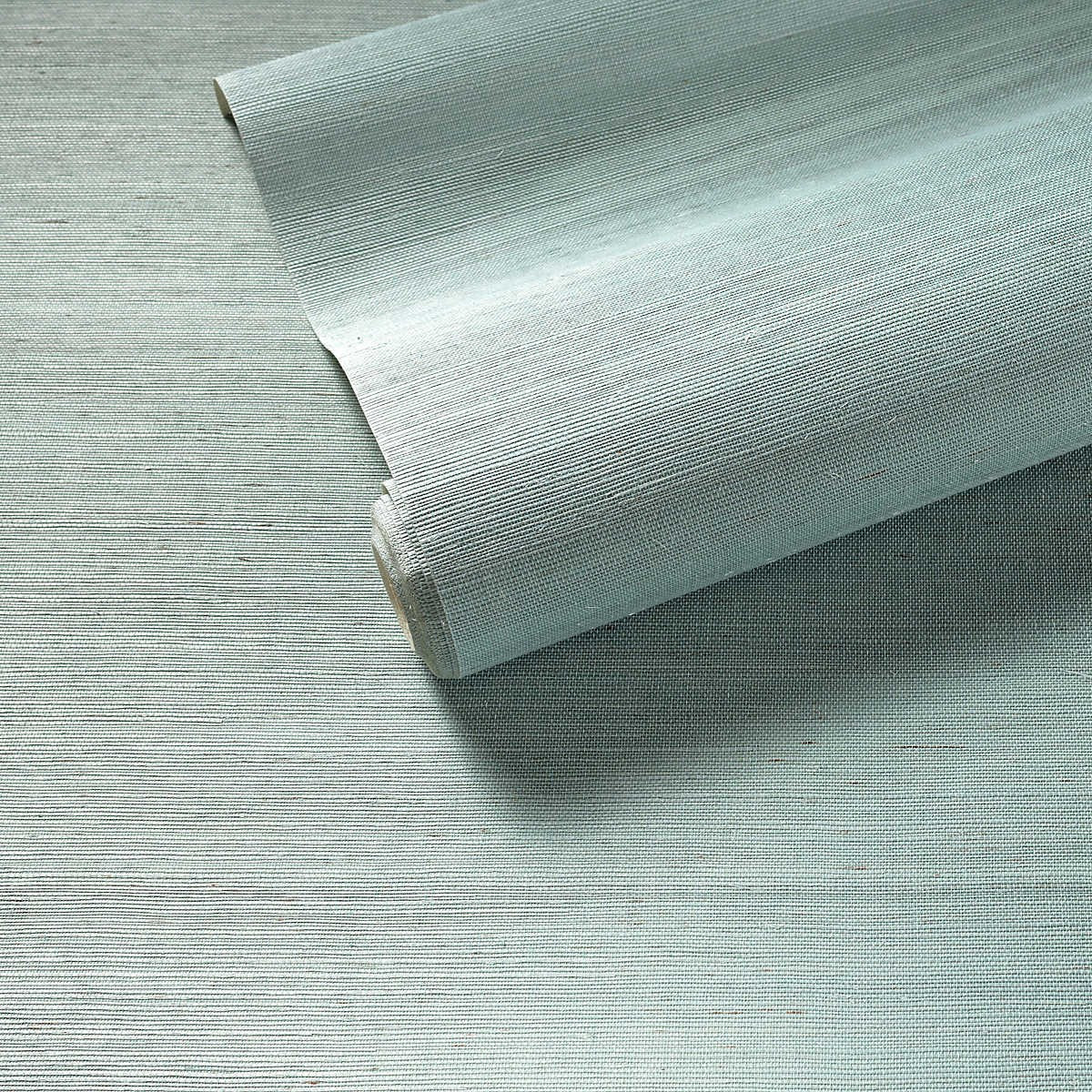 Samoa Celadon Grasscloth Wallpaper | Annie Selke