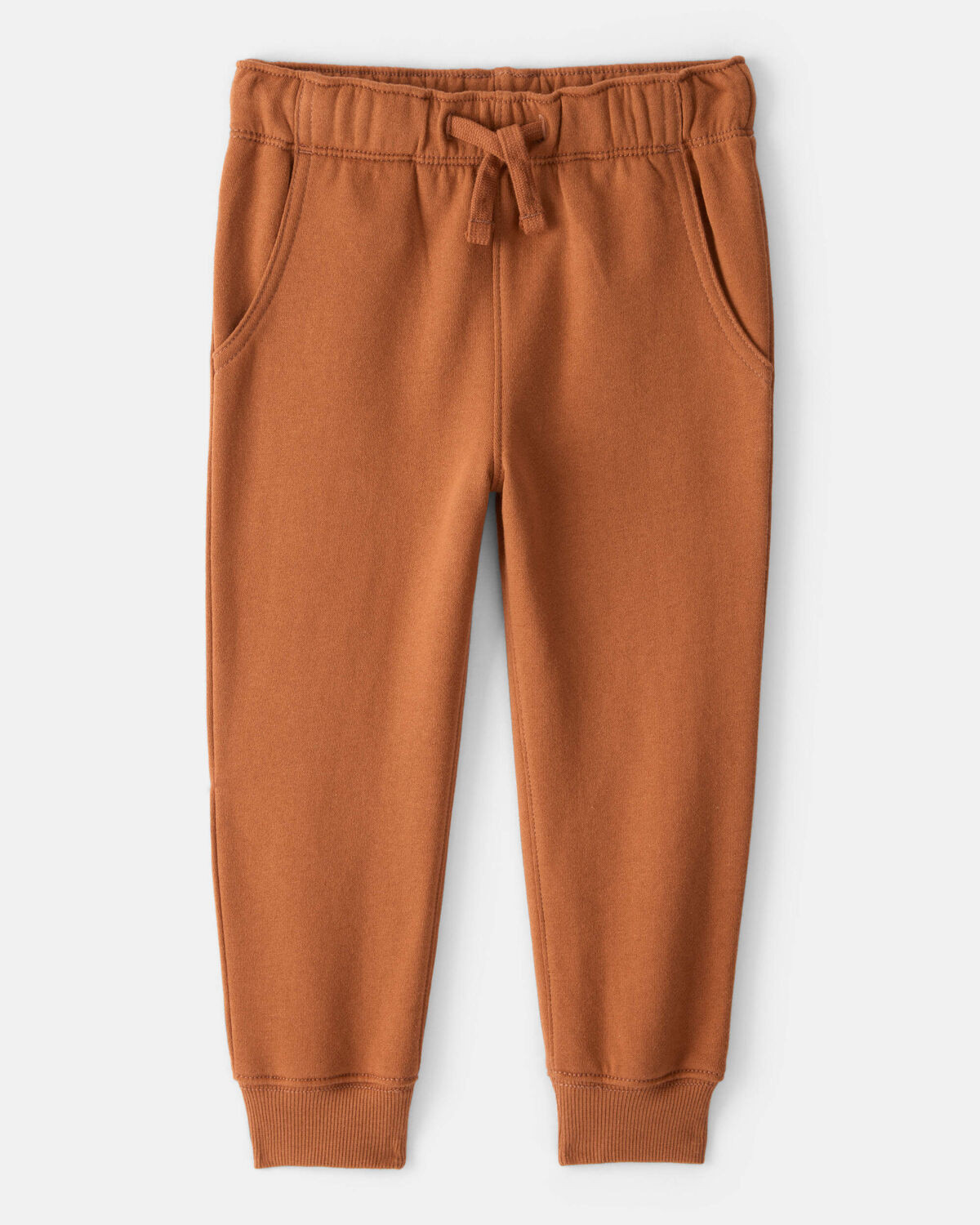 Toddler Boy DayDream Fleece Cotton Jogger - Brown | Carter's Inc
