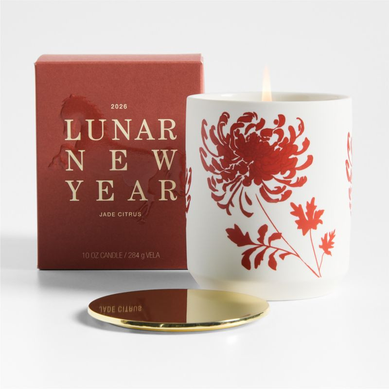 Lunar New Year Scented Candle | Crate & Barrel | Crate & Barrel