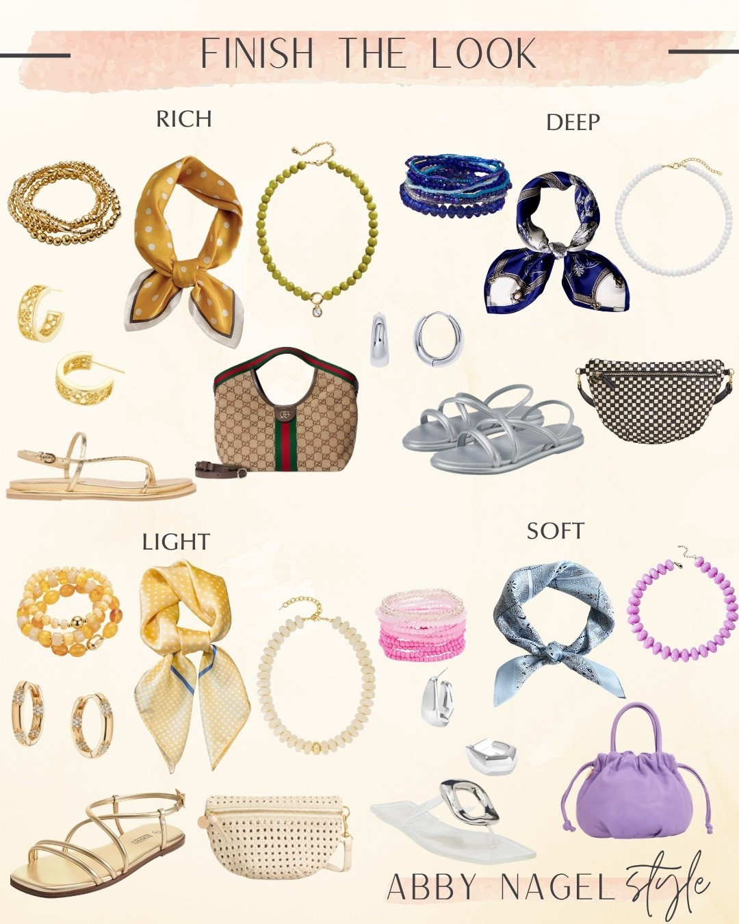 Start with something basic, and make it pop with the perfect accessories!