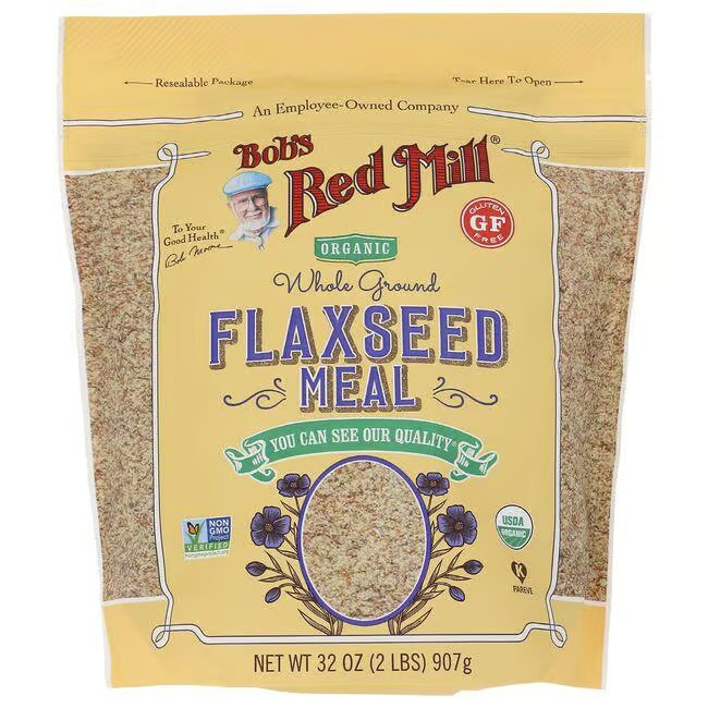 Bob's Red Mill Organic Whole Ground Flaxseed Meal | 32 oz Package | Swanson